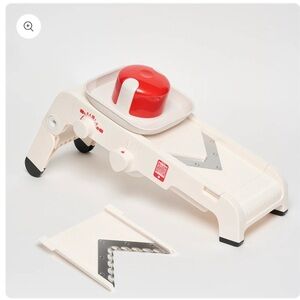 Tupperware White and Red Mandoline Slicer